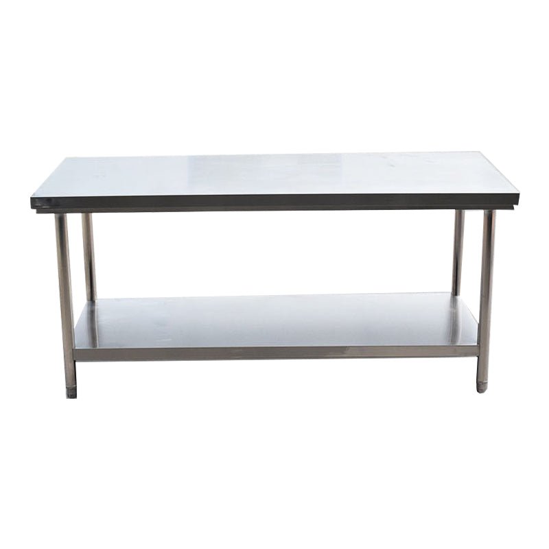 Stainless Steel Commercial Kitchen Double Work table 304 stainless steel - CECLE Machine