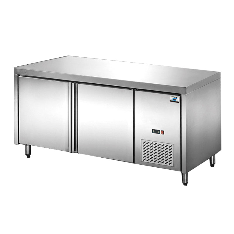 Stainless Steel Food Prep Table refrigerator restaurant hotel canteen back kitchen commercial refrigerator - CECLE Machine