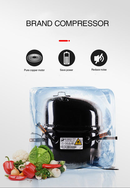 Three-temperature la carte display freezer commercial refrigerator supermarket vegetable and fruit preservation