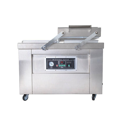 Two-Chamber Vacuum Packaging Machine DZ500/2C with 19-3/4" Seal Bar - CECLE Machine