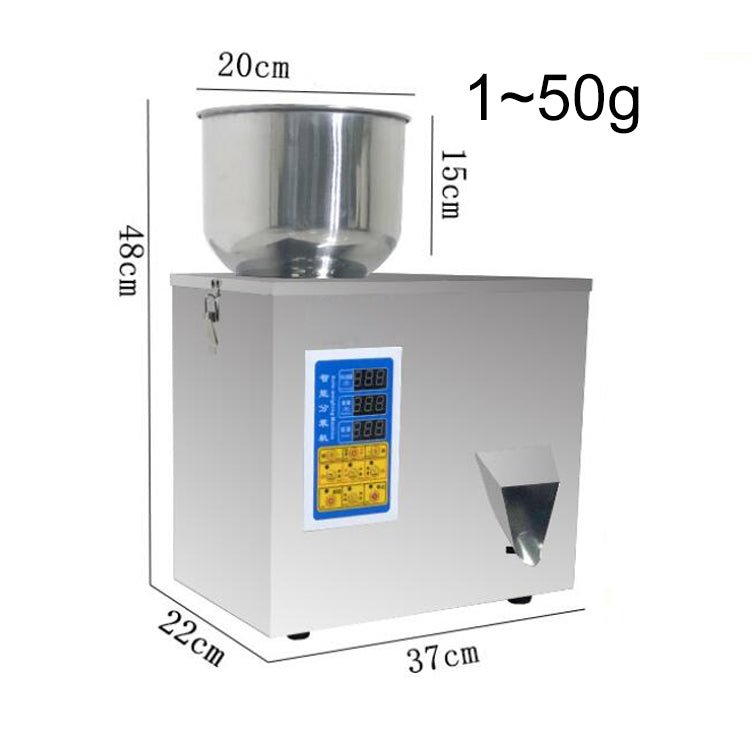 weigh filler machine 1~50g Automatic small quantitative weighing filling packing machine for tea/cereals/nuts/granules/powder